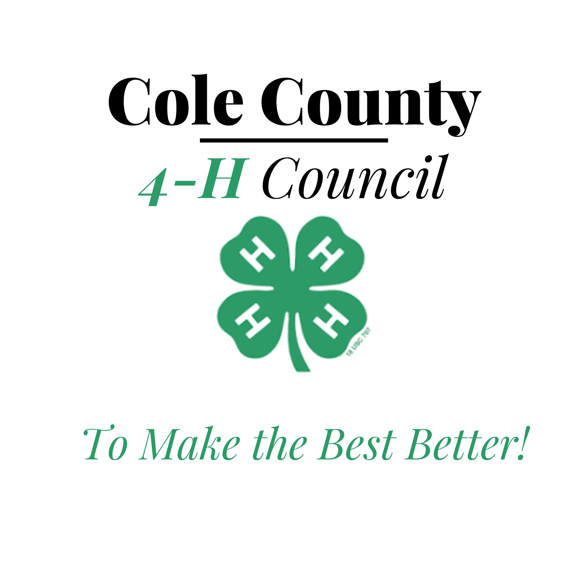 Cole County 4-H Council Logo